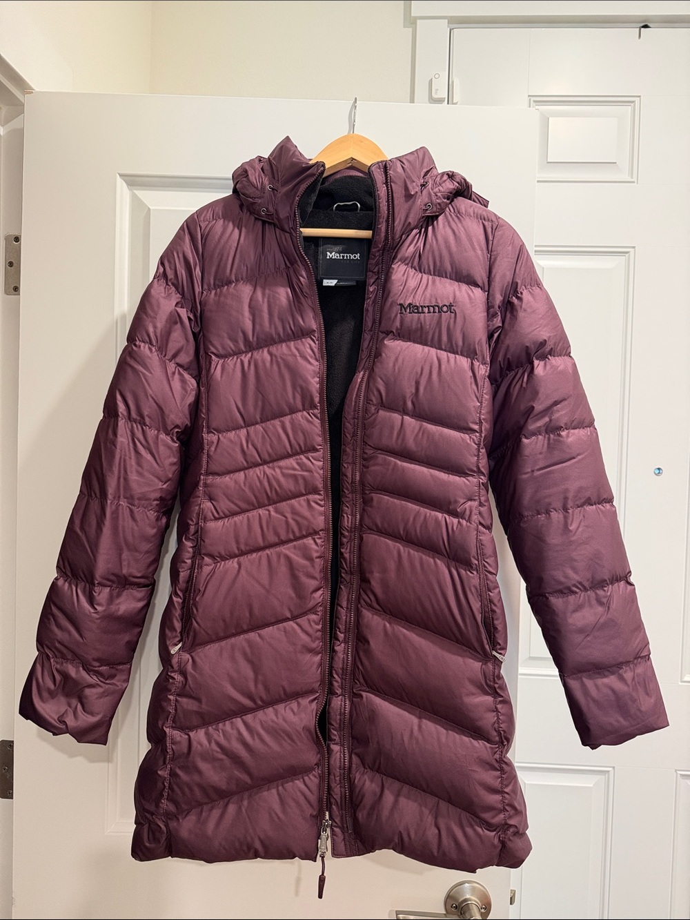 Marmot Women's Montreal Hooded Puffer Coat - Plum